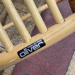 Oliver 超美品　ラダン　椅子二つ　　和風　の画像