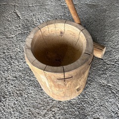 臼と杵　餅つき用の画像