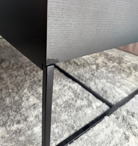 テーブル リフティングテーブル 昇降式 鉄脚 本物 木製 11b333】幅110