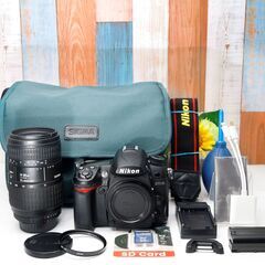 【全国送料無料】 Nikon D7000✨カメラバッグ付き✨ 高画質 高速連写 超望遠ンズセット ズームセット✨ 届いたらすぐに使えます✨ ニコンの画像