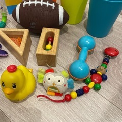 ﾌﾞﾛｯｸ 音鳴る玩具 ｶｯﾌﾟ ﾎﾞｰﾙ の画像