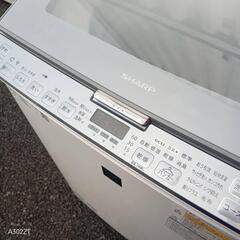 🉐🉐T089新生活　SHARP　19年製　乾燥機能付き洗濯機　8㌔の画像