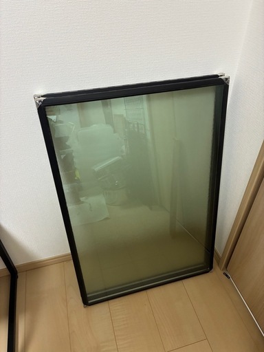 窓ガラス　二層　片ガラス　2枚