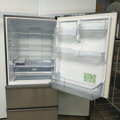 AQUA アクア ノンフロン冷凍冷蔵庫 AQR-V43P 動作確認済み メンテナンス済み 430L 冷蔵庫 4ドア シルバー 2024年製の画像