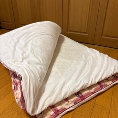 敷布団　シングルサイズ　カバー付きの画像