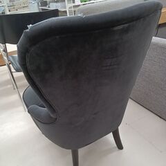 リユースのサカイ栃木店★ジモティ割あり★ IKEA ソファー1人用 ブラック W59×D55×H89 クリーニング済み TC10214の画像