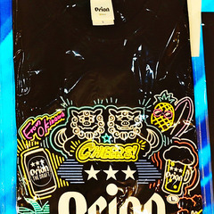 激レア！オリオンビール 限定Tシャツ 正規品 新品 Orion ネオンカラー ロゴ 沖縄 コレクターアイテムの画像