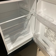ニトリ 冷蔵庫 黒 2024年購入の画像