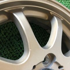 ★SR721 LMSPORT レアマイスター 15×5J ４穴 +45 PCD100 ４本 直接取引可 石狩市の画像