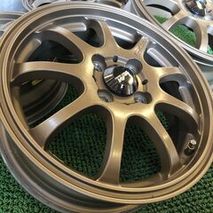 ★SR721 LMSPORT レアマイスター 15×5J ４穴 +45 PCD100 ４本 直接取引可 石狩市の画像