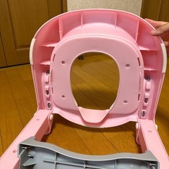 子ども用　トイレ補助便座　階段付きの画像