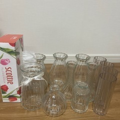 花瓶セット、結婚式で使用の画像