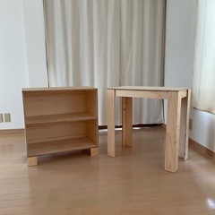 キャビネット　２つ、バーカート　１つセットの画像