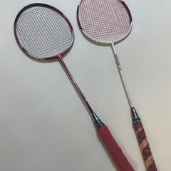 🎯本格バドミントンラケット2本セット＋ケース付き🎯の画像