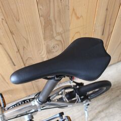 491)【川崎から出品/参考価格50,000円】14型 折りたたみ自転車 レジェリア14 シルバー LEGGERIAの画像
