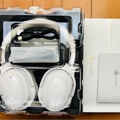【8/15(金)まで】ヘッドフォン ワイヤレス 白 final UX3000 未使用に近いの画像