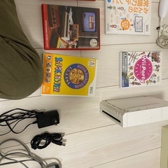 ニンテンドーWii本体+コントローラー+ソフトの画像