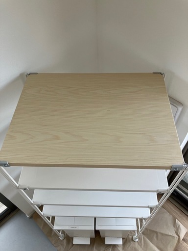 無印良品　スチールユニットシェルフセット　白