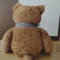 大きめ　クマのぬいぐるみの画像