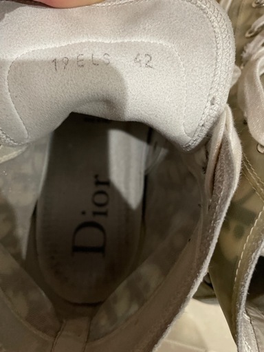 【人気モデル】Dior B23 ハイトップ オブリーク スニーカー 42