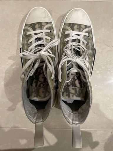 【人気モデル】Dior B23 ハイトップ オブリーク スニーカー 42