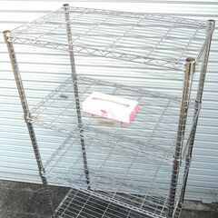 配達先決定🚚　無料配達します🚚美品💖メタルラック💖幅76×奥行46×高さ150㎝💖の画像