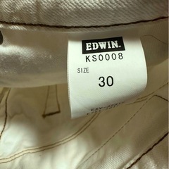 EDWIN 白パン 30サイズの画像