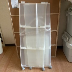 無印良品 ポリプロピレン組立式ワゴン の画像