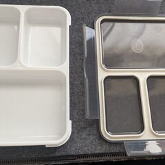 汁漏れしにくい薄型弁当箱　フードマン600ml ※中古品※の画像