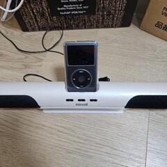iPodクラシックとスピーカー