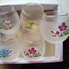 冷茶グラスカップ　５客セットの画像