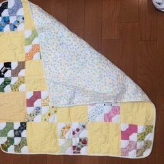 【決まりました】うつぶせ練習　おくるみ　パッチワークの画像