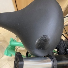 折りたたみ自転車(ミントグリーン)の画像