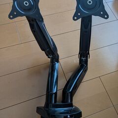 HUANUO　デュアルモニターアーム　※中古品※の画像