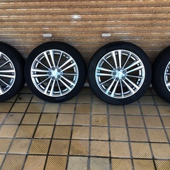 スバル　インプレッサ　レガシー　ヨコハマブルーアース　17インチ　205/50 純正ホイールセットの画像