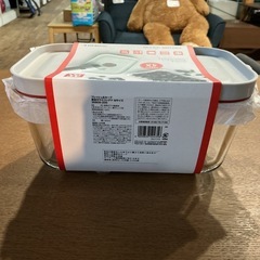 保存容器🫙 未使用品✨　フレッシュ&セーブ真空ガラスコンテナ Mサイズ 耐熱ガラス製器具 容量900ml オーブン・電子レンジ用　の画像