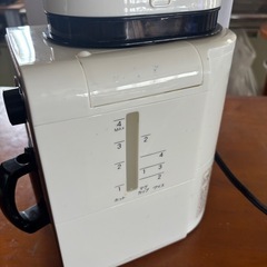 シロカ　全自動コーヒーメーカーの画像