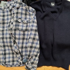 キッズ服セット フリーストレーナーパンツYシャツタートルネックベスト130 11の画像
