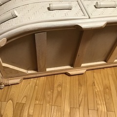 　ラタン　チェスト（白、姫系）の画像