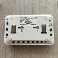 エレコム スイッチングハブ 8ポート 10/100Mbps マグネット付き AC電源 EHC-F08PA-JWの画像