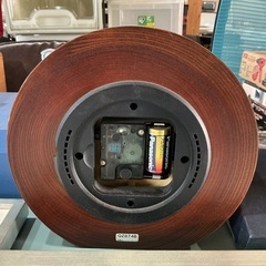 置き時計🕰️ 動作未確認 SEIKO セイコー 時計 木製 昭和レトロ インテリア クオーツ クオーツクロック けやき拭き　茶色・ゴールド の画像