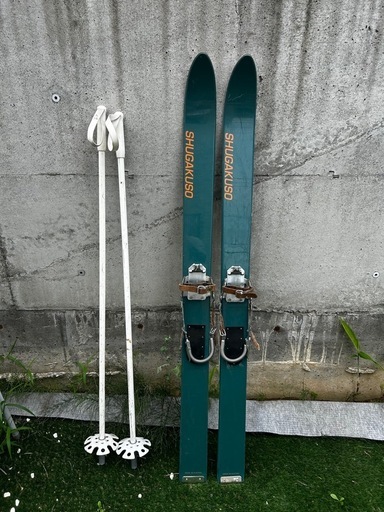 秀岳荘ゾンメルスキー150センチ　ストック付き