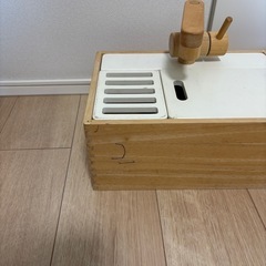 無印良品　木製　コンパクト　ままごと　キッチンの画像