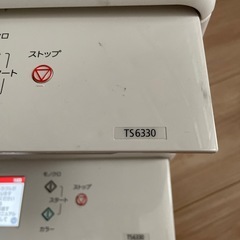 【ジャンク】2台まとめて！キャノン　プリンタ　TS6330の画像