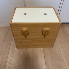 無印良品　木製　コンパクト　ままごと　キッチンの画像