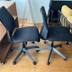 2台セット ジロフレックス giroflex 63 肘なし  ハイバックオフィスチェアの画像