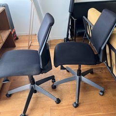 2台セット ジロフレックス giroflex 63 肘なし  ハイバックオフィスチェアの画像
