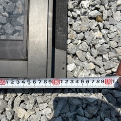 窓　サッシ　枠あり　網戸あり　diyの画像