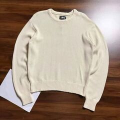 STUSSY SURFMAN ICON COTTON LINEN CREWの画像