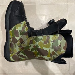 RIDE ANTHEM BOA スノーボードブーツ カモ柄 ブラック 中古美品の画像